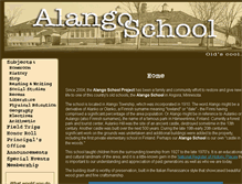 Tablet Screenshot of alangoschoolfriends.org